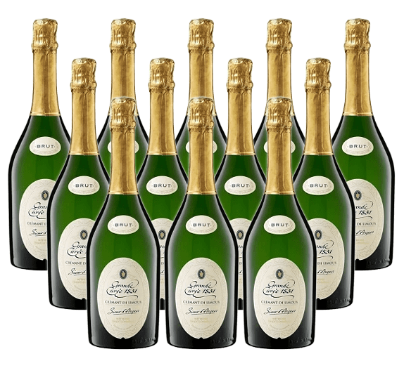 Sieur d'Arques, Grande Cuvée 1531 Crémant Brut, NV 12er Paket (11+1 gratis)